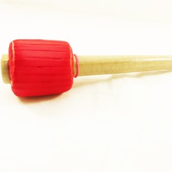 Mailloche de frappe coton rouge bol tibétain taille XL