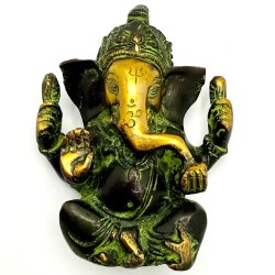 Statuette Ganesh (12,5cm) Bronze Antique