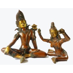 Couple Tantrique - Shakti (25cm) Mordoré