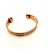 Bracelet de cuivre centre doré Bracelet de cuivre centre doré