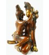 Couple Tantrique - Shakti (25cm) Mordoré