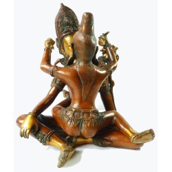 Couple Tantrique - Shakti (25cm) Mordoré