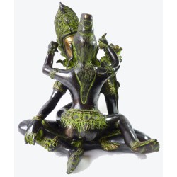 Couple Tantrique - Shakti (25cm) Bronze Noir