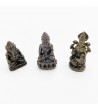 Trio Statuettes Bouddha, Shiva, Lakshmi