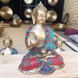 Statue Bouddha Abhaya Mudra (17 cm)