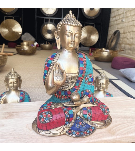 Statue Bouddha Abhaya Mudra (17 cm) Statue Bouddha Abhaya Mudra (17 cm)
