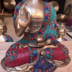 Statue Bouddha Abhaya Mudra (17 cm)