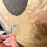 Mailloche de friction Bleue pour gong