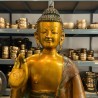 Statue Bouddha 130cm mordoré en l'état (exclusivement en retrait magasin)