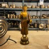 Statue Bouddha 130cm mordoré en l'état (exclusivement en retrait magasin)