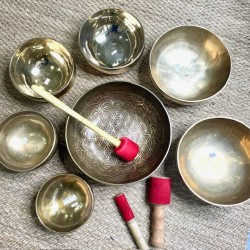 Set Harmonique : Set de 7 Châkrâs : bols du Bengale
