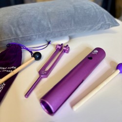 Kit Chakra Couronne Diapason + Wah-Wah Tube