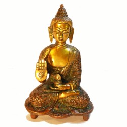 Statue Bouddha Abhaya Mudra (15 cm)