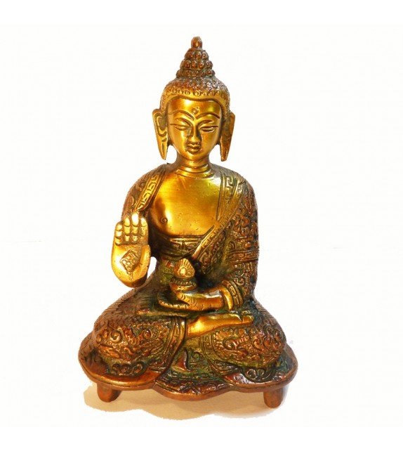 Statue Bouddha Abhaya Mudra (15 cm)