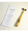 Roulette de réflexologie en améthyste Roulette de réflexologie en améthyste