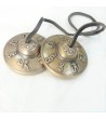 Cymbales Tibétaines Extra Qualité 7cm "Mantras" Cymbales Tibétaines Extra Qualité 7cm "Mantras"
