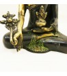 Statue Bouddha Médecine Bronze Antique (17cm)