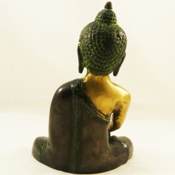 Statue Bouddha Shakyamuni Bronze Antique (17cm)