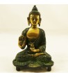 Statue Bouddha Abhaya Mudra Bronze Antique (15 cm)