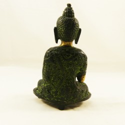 Statue Bouddha Abhaya Mudra Bronze Antique (15 cm)