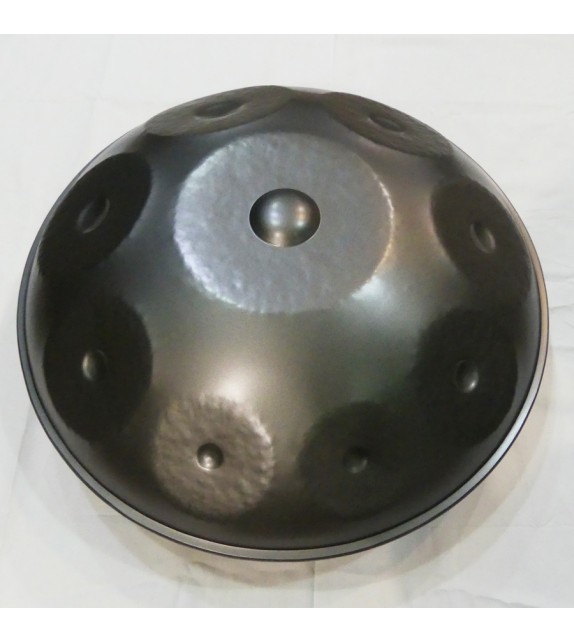 Handpan Gris 9 notes Ré Mineur Pentatonique Handpan Gris 9 notes Ré Mineur Pentatonique